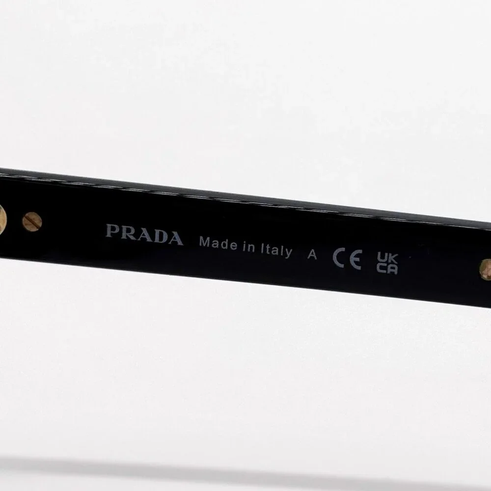NEW PRADA PRA16S 16K60K EYEGLASSES BLACK PRADA PR A16S 16K60K
